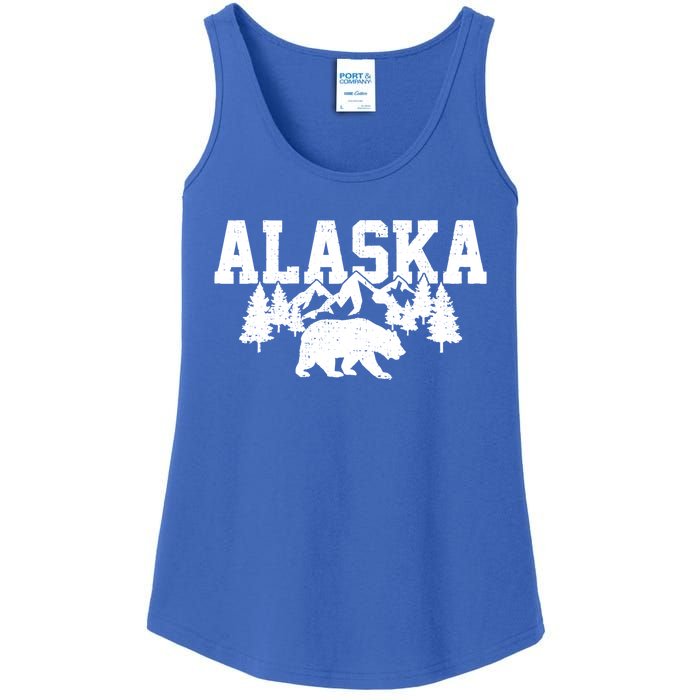 Alaska Cold Snow Mountains Cool Gift Ladies Essential Tank