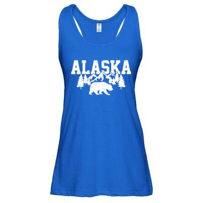 Alaska Cold Snow Mountains Cool Gift Ladies Essential Flowy Tank