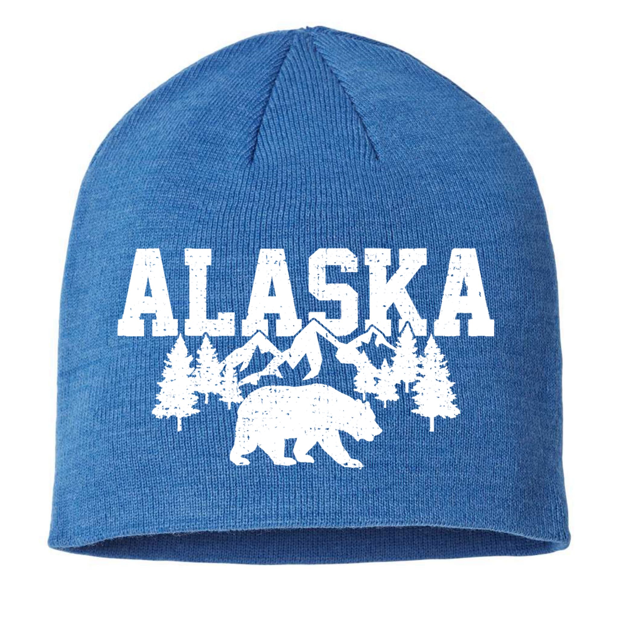 Alaska Cold Snow Mountains Cool Gift Sustainable Beanie