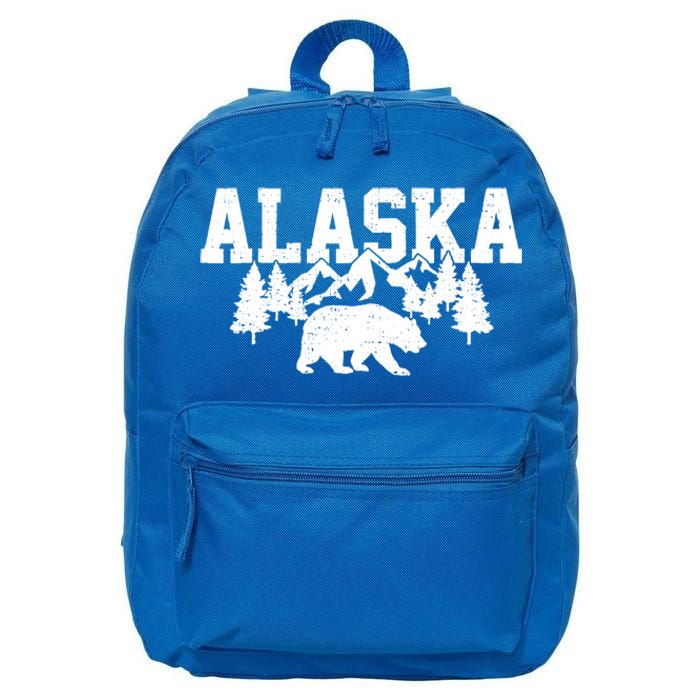 Alaska Cold Snow Mountains Cool Gift 16 in Basic Backpack