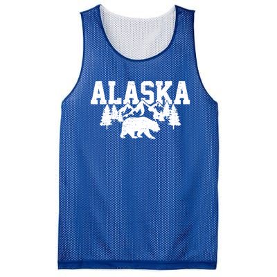 Alaska Cold Snow Mountains Cool Gift Mesh Reversible Basketball Jersey Tank