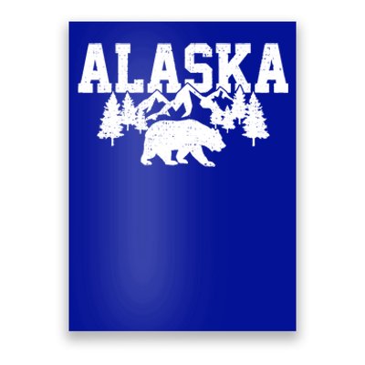 Alaska Cold Snow Mountains Cool Gift Poster