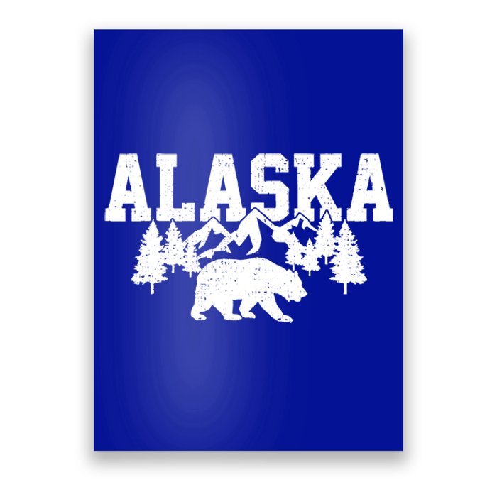 Alaska Cold Snow Mountains Cool Gift Poster