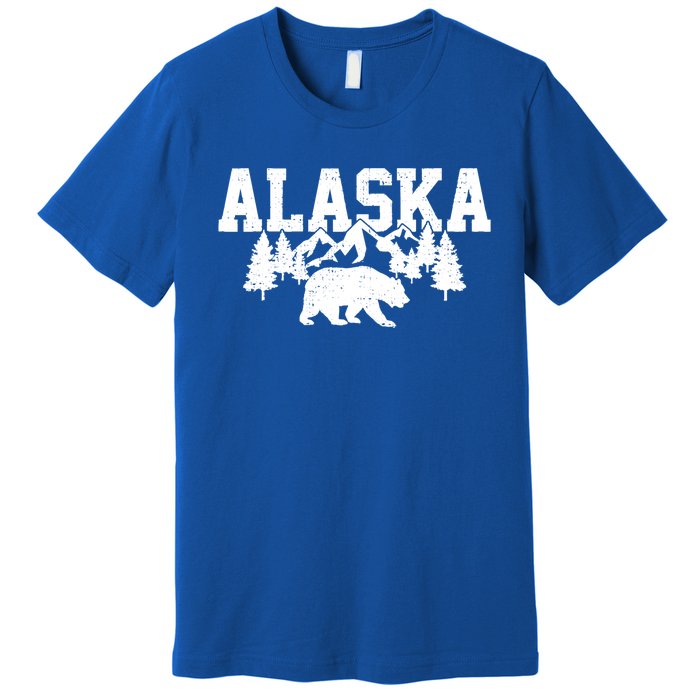 Alaska Cold Snow Mountains Cool Gift Premium T-Shirt