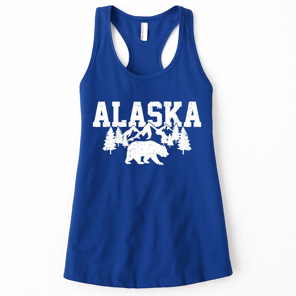 Alaska Cold Snow Mountains Cool Gift Womens Tank Top