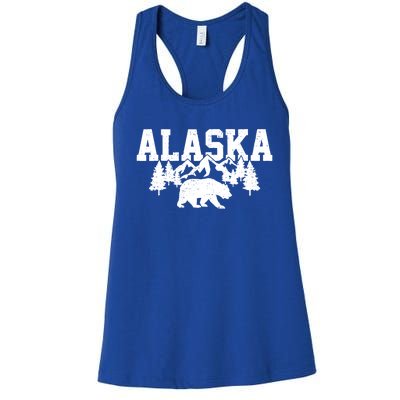 Alaska Cold Snow Mountains Cool Gift Women's Racerback Tank