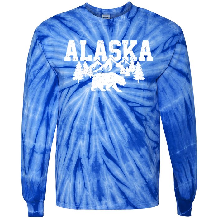 Alaska Cold Snow Mountains Cool Gift Tie-Dye Long Sleeve Shirt