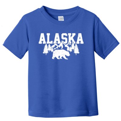 Alaska Cold Snow Mountains Cool Gift Toddler T-Shirt