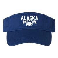 Alaska Cold Snow Mountains Cool Gift Valucap Bio-Washed Visor