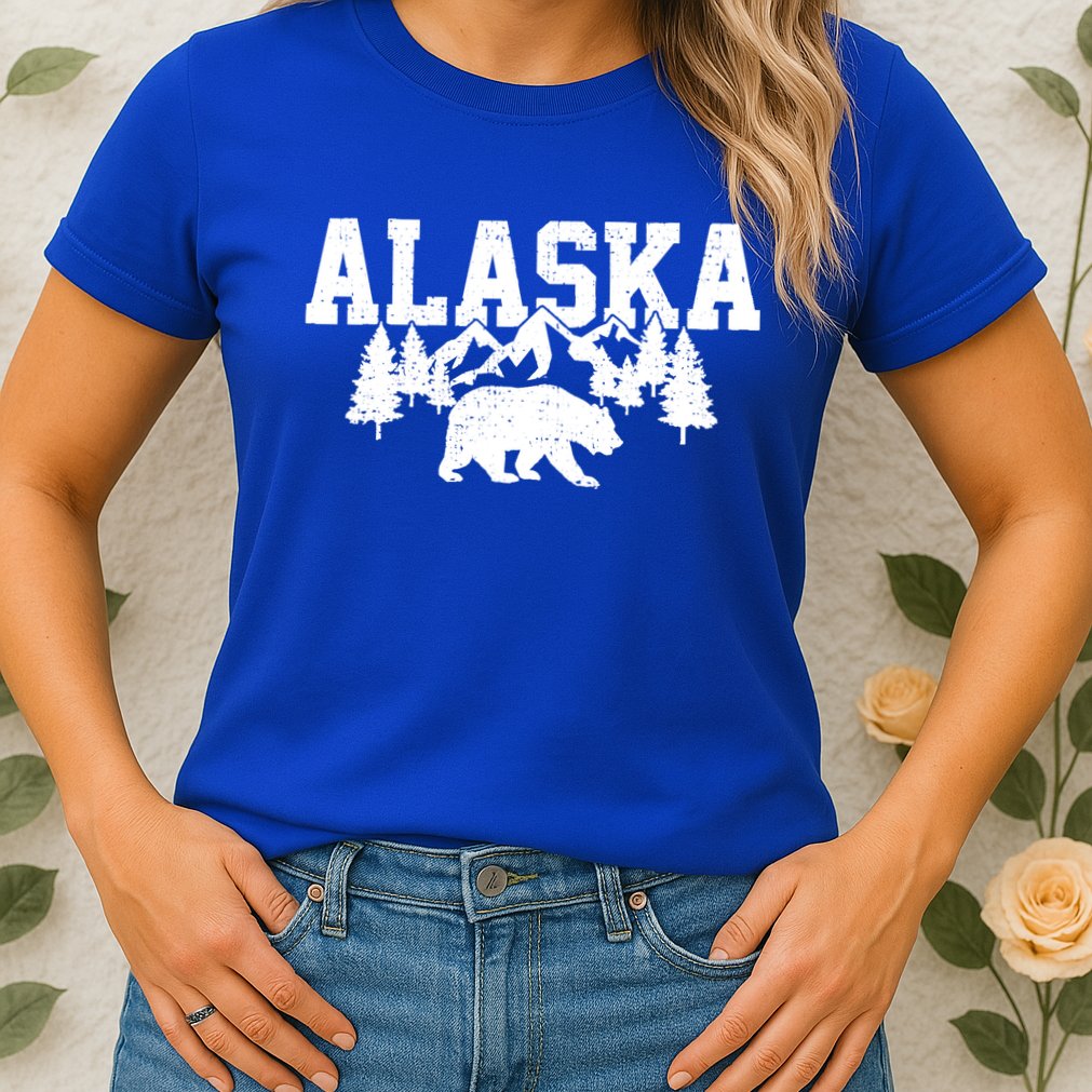 Alaska Cold Snow Mountains Cool Gift Womens T-Shirt