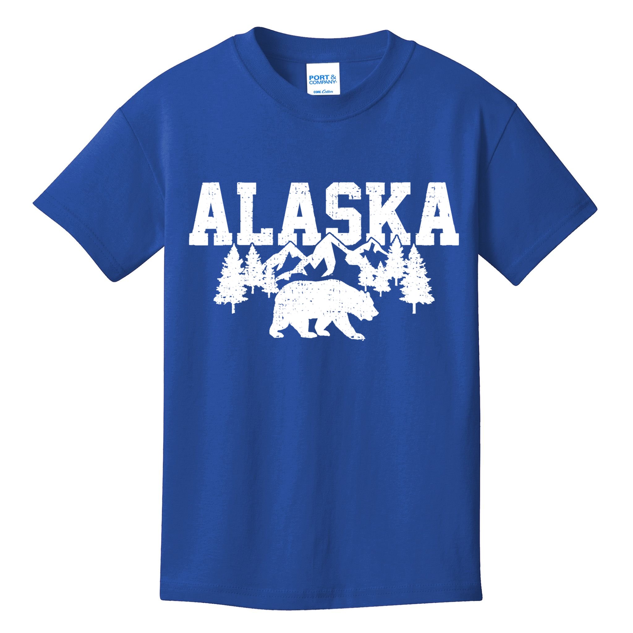 Alaska Cold Snow Mountains Cool Gift Kids T-Shirt