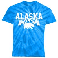 Alaska Cold Snow Mountains Cool Gift Kids Tie-Dye T-Shirt