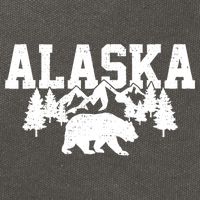 Alaska Cold Snow Mountains Cool Gift Cotton Canvas Backpack