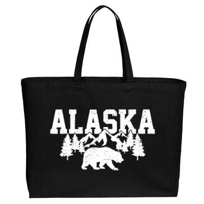 Alaska Cold Snow Mountains Cool Gift Cotton Canvas Jumbo Tote