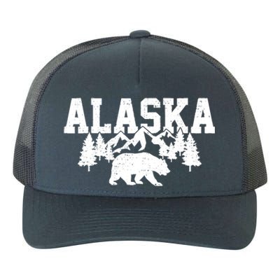 Alaska Cold Snow Mountains Cool Gift Yupoong Adult 5-Panel Trucker Hat