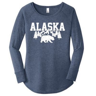 Alaska Cold Snow Mountains Cool Gift Women's Perfect Tri Tunic Long Sleeve Shirt