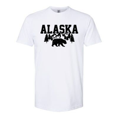 Alaska Cold Snow Mountains Cool Gift Softstyle CVC T-Shirt