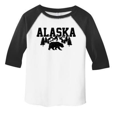 Alaska Cold Snow Mountains Cool Gift Toddler Fine Jersey T-Shirt