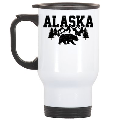 Alaska Cold Snow Mountains Cool Gift Stainless Steel Travel Mug