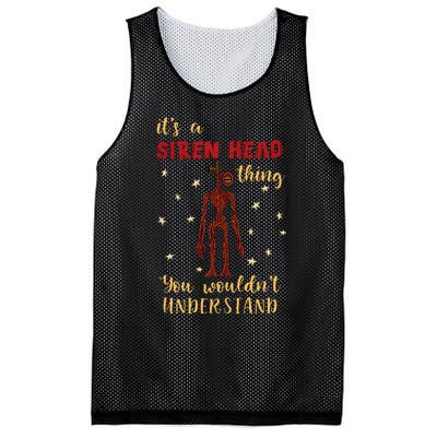 American Cryptid Siren Head Mesh Reversible Basketball Jersey Tank