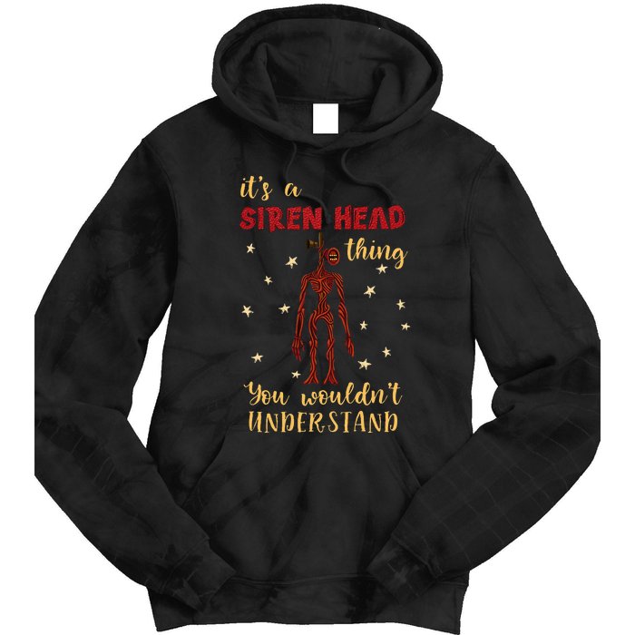 American Cryptid Siren Head Tie Dye Hoodie