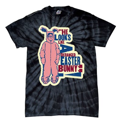 A Christmas Story Deranged Easter Bunny Tie-Dye T-Shirt