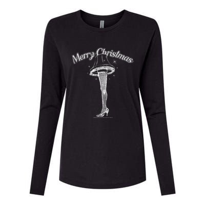 A Christmas Story Leg Lamp Merry Christmas Cool Gift Womens Cotton Relaxed Long Sleeve T-Shirt