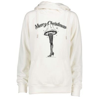 A Christmas Story Leg Lamp Merry Christmas Cool Gift Womens Funnel Neck Pullover Hood