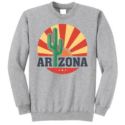 Arizona Cactus Sunset 3 Stars Tall Sweatshirt