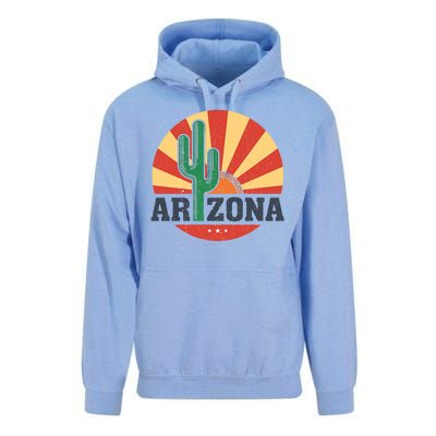 Arizona Cactus Sunset 3 Stars Unisex Surf Hoodie