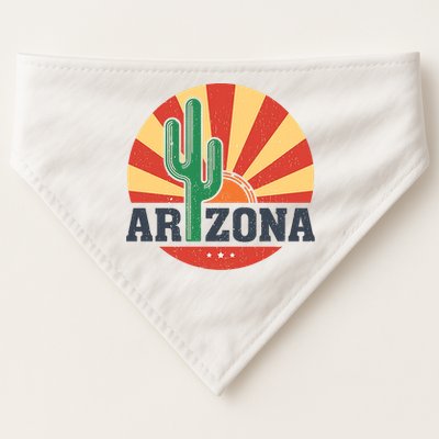 Arizona Cactus Sunset 3 Stars USA-Made Doggie Bandana