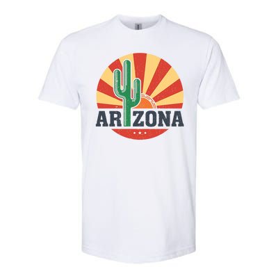 Arizona Cactus Sunset 3 Stars Softstyle® CVC T-Shirt