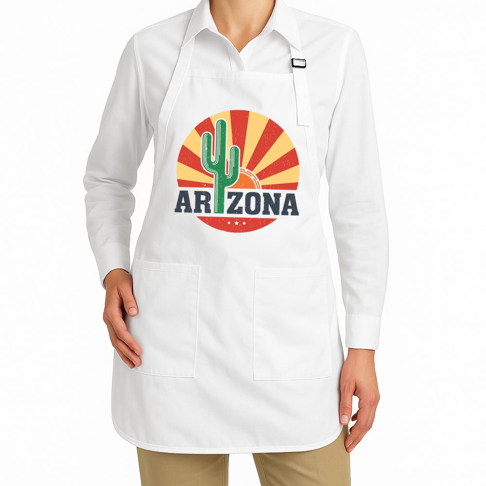 Arizona Cactus Sunset 3 Stars Apron