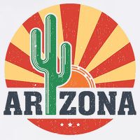 Arizona Cactus Sunset 3 Stars Apron