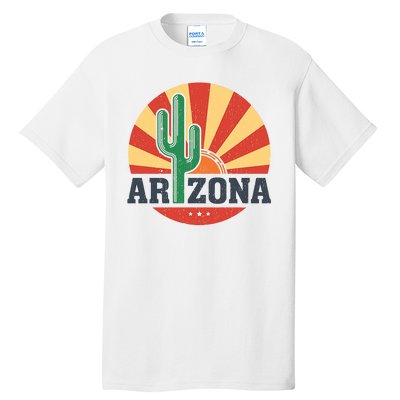 Arizona Cactus Sunset 3 Stars Tall T-Shirt