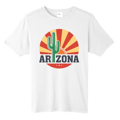 Arizona Cactus Sunset 3 Stars Tall Fusion ChromaSoft Performance T-Shirt