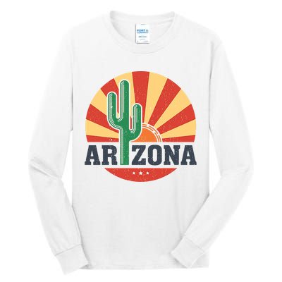 Arizona Cactus Sunset 3 Stars Tall Long Sleeve T-Shirt
