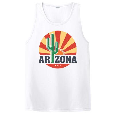 Arizona Cactus Sunset 3 Stars PosiCharge Competitor Tank