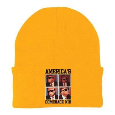 Americas Comeback Second Term President Trump Return Knit Cap Winter Beanie