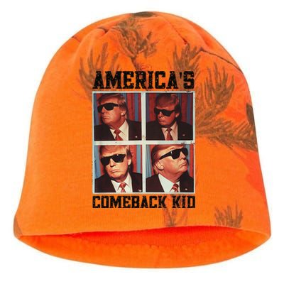 Americas Comeback Second Term President Trump Return Kati - Camo Knit Beanie