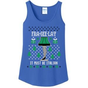 A Christmas Story Fra Gee Lay Ugly Sweater Pattern Gift Ladies Essential Tank