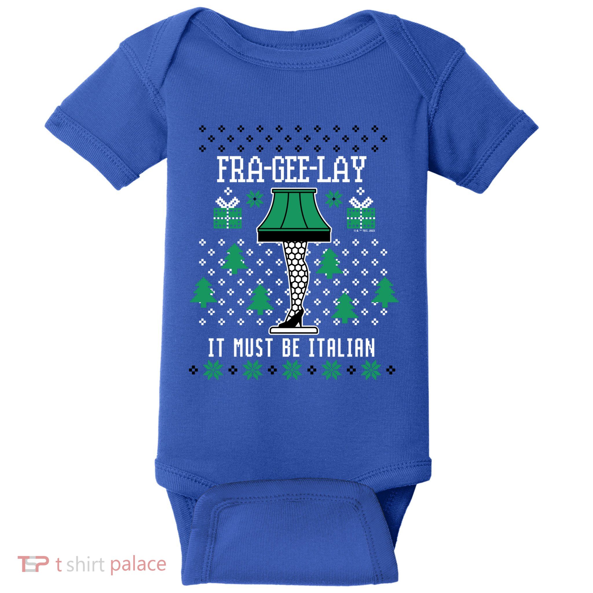 A Christmas Story Fra Gee Lay Ugly Sweater Pattern Gift Baby Bodysuit