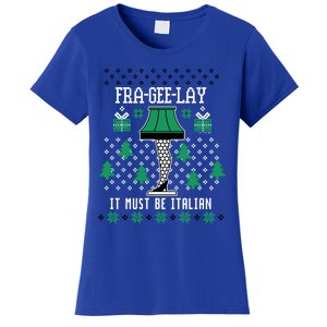 A Christmas Story Fra Gee Lay Ugly Sweater Pattern Gift Women's T-Shirt