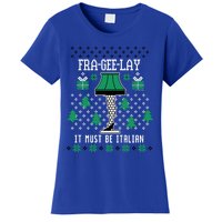 A Christmas Story Fra Gee Lay Ugly Sweater Pattern Gift Women's T-Shirt