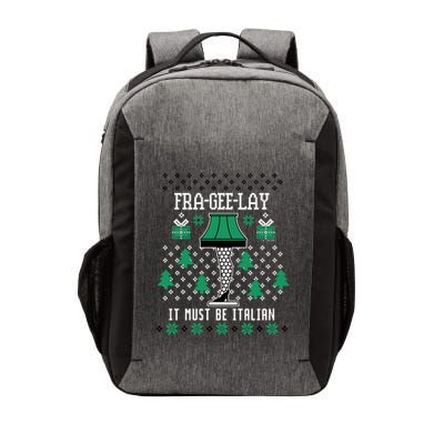 A Christmas Story Fra Gee Lay Ugly Sweater Pattern Gift Vector Backpack