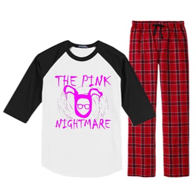 A Christmas Story The Pink Nightmare Raglan Sleeve Pajama Set