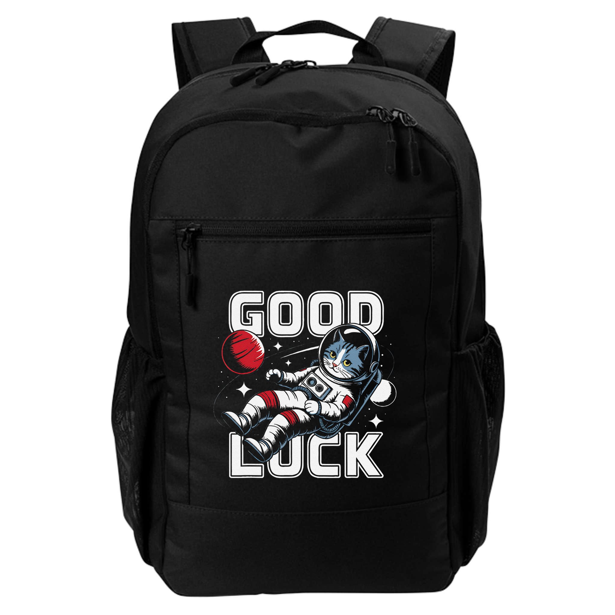 Astronaut Cat Space Galaxy Planet Exploration Funny Gift .Png Backpack