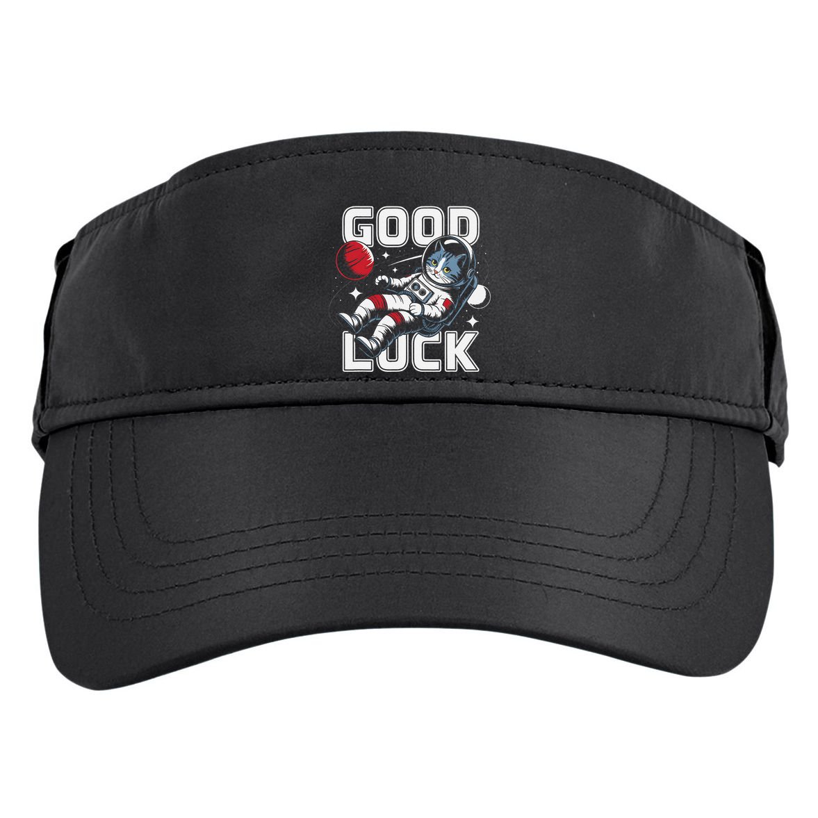 Astronaut Cat Space Galaxy Planet Exploration Funny Gift .Png Adult Drive Performance Visor