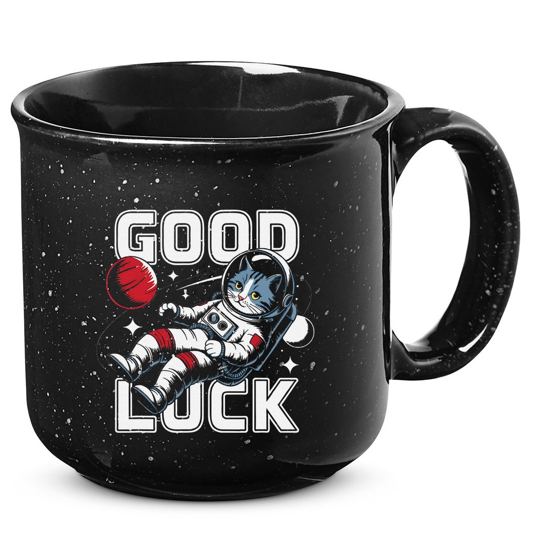Astronaut Cat Space Galaxy Planet Exploration Funny Gift .Png 15oz Campfire Ceramic Mug