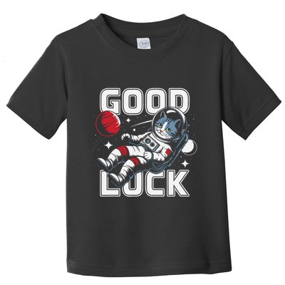 Astronaut Cat Space Galaxy Planet Exploration Funny Gift .Png Toddler T-Shirt